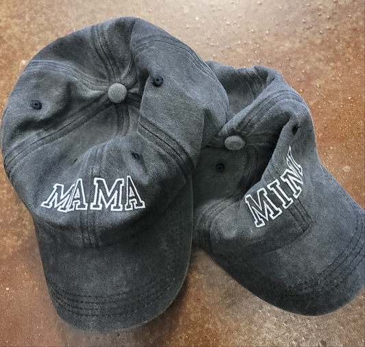 Mama & Mini Hat Black