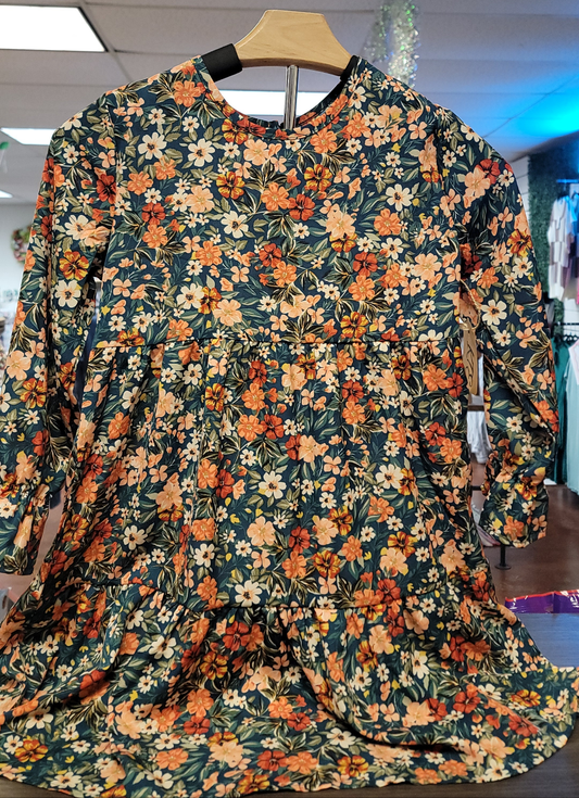 Girls Flower Dress Size 6