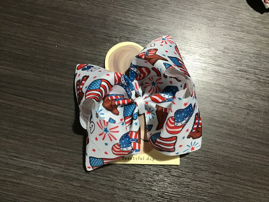 USA Boot Bow