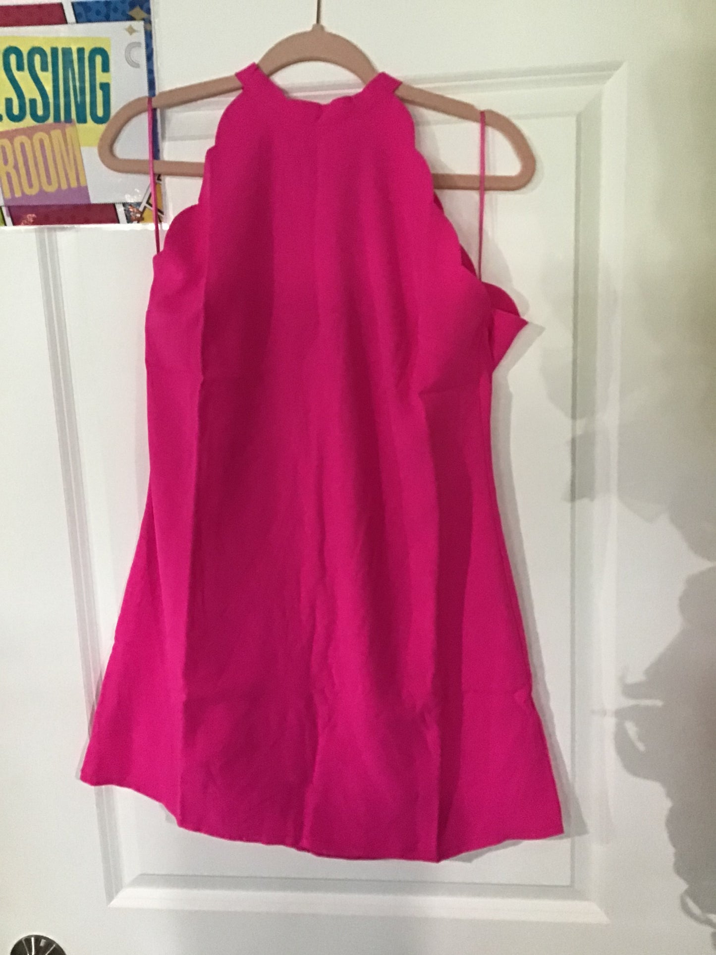 Pink Scallop Dress