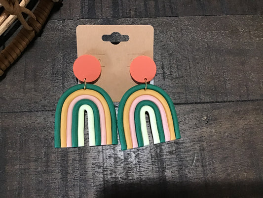 Rainbow Retro Dangle
