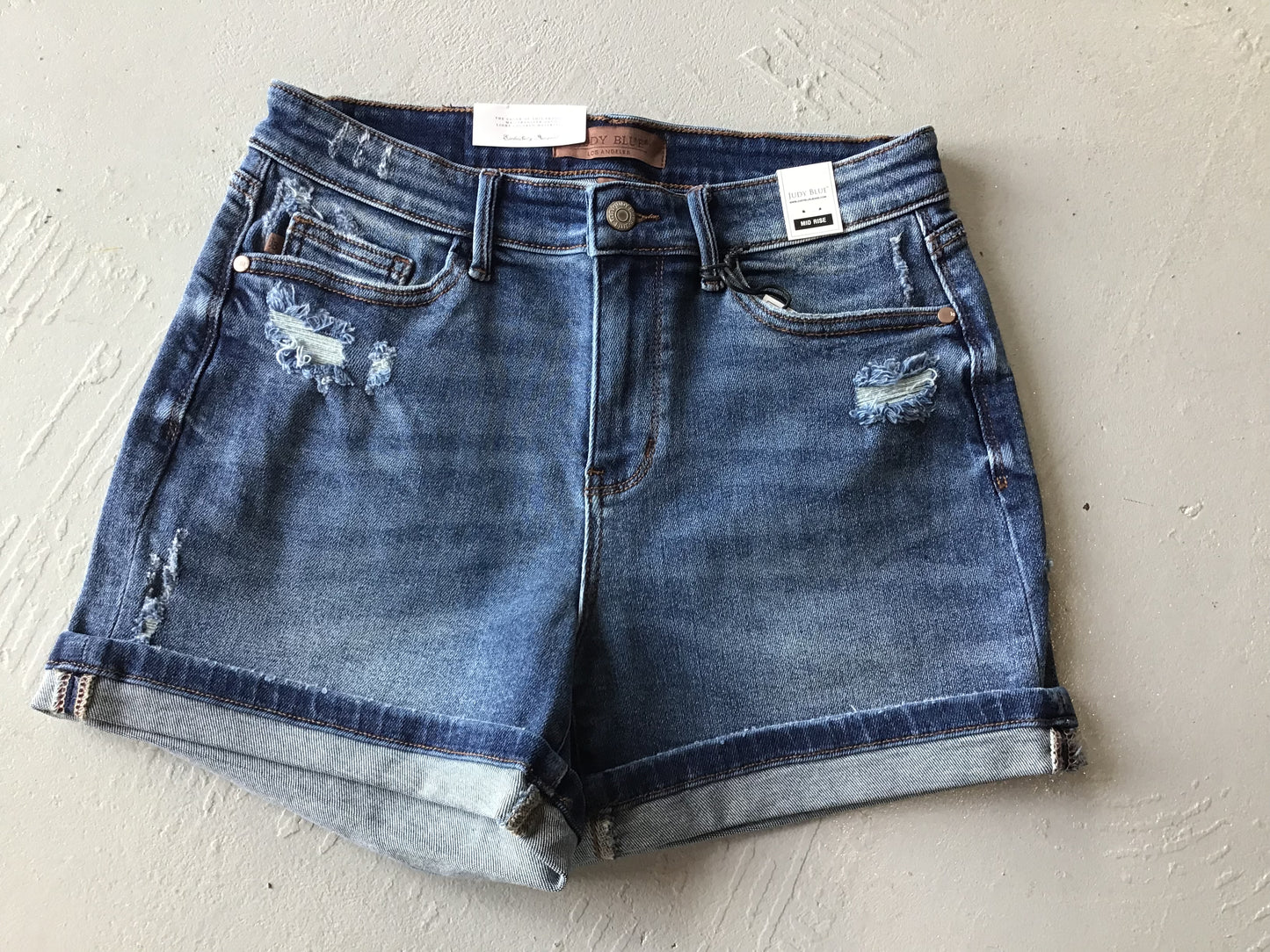 Distressed Dad Shorts