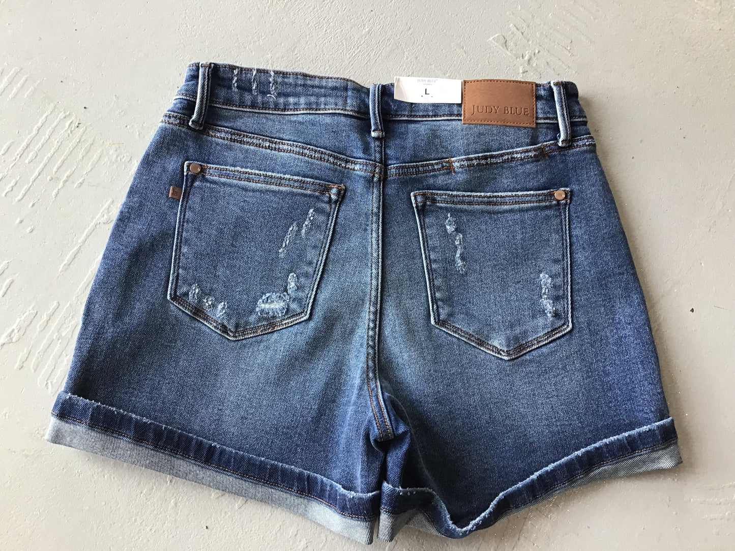 Distressed Dad Shorts