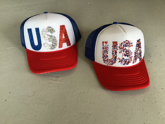USA Glitter Hat