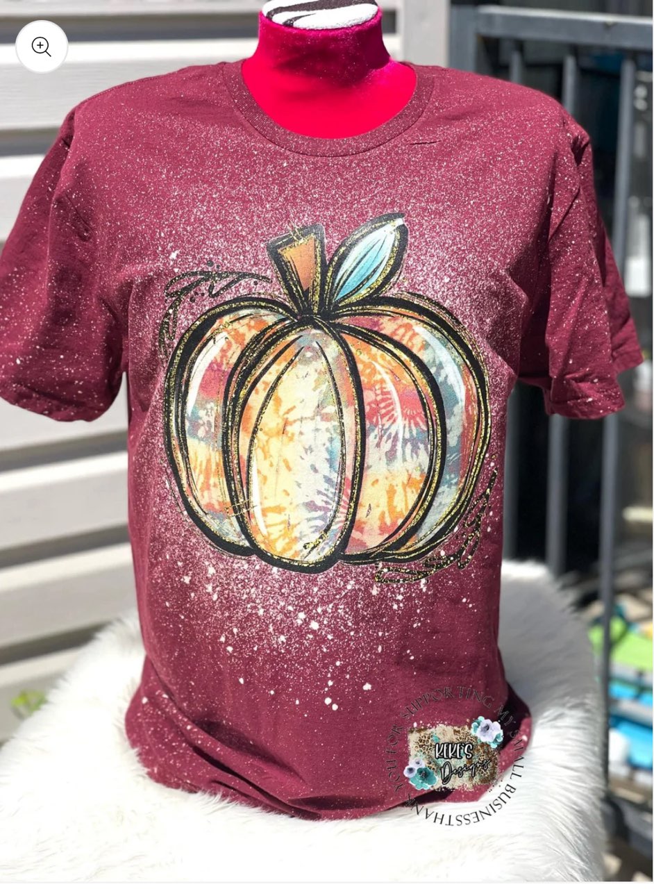 Pumpkin Bleach Tee