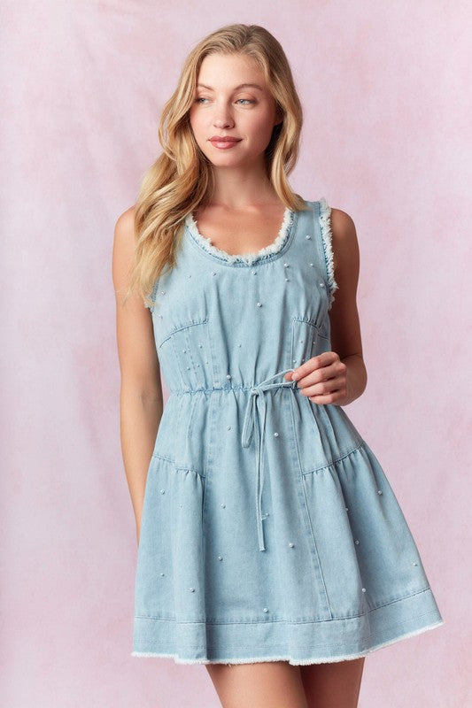 PEARL TIDE MINI DRESS