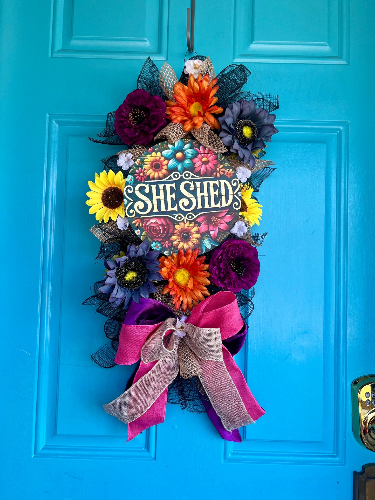 She Shed Wreath