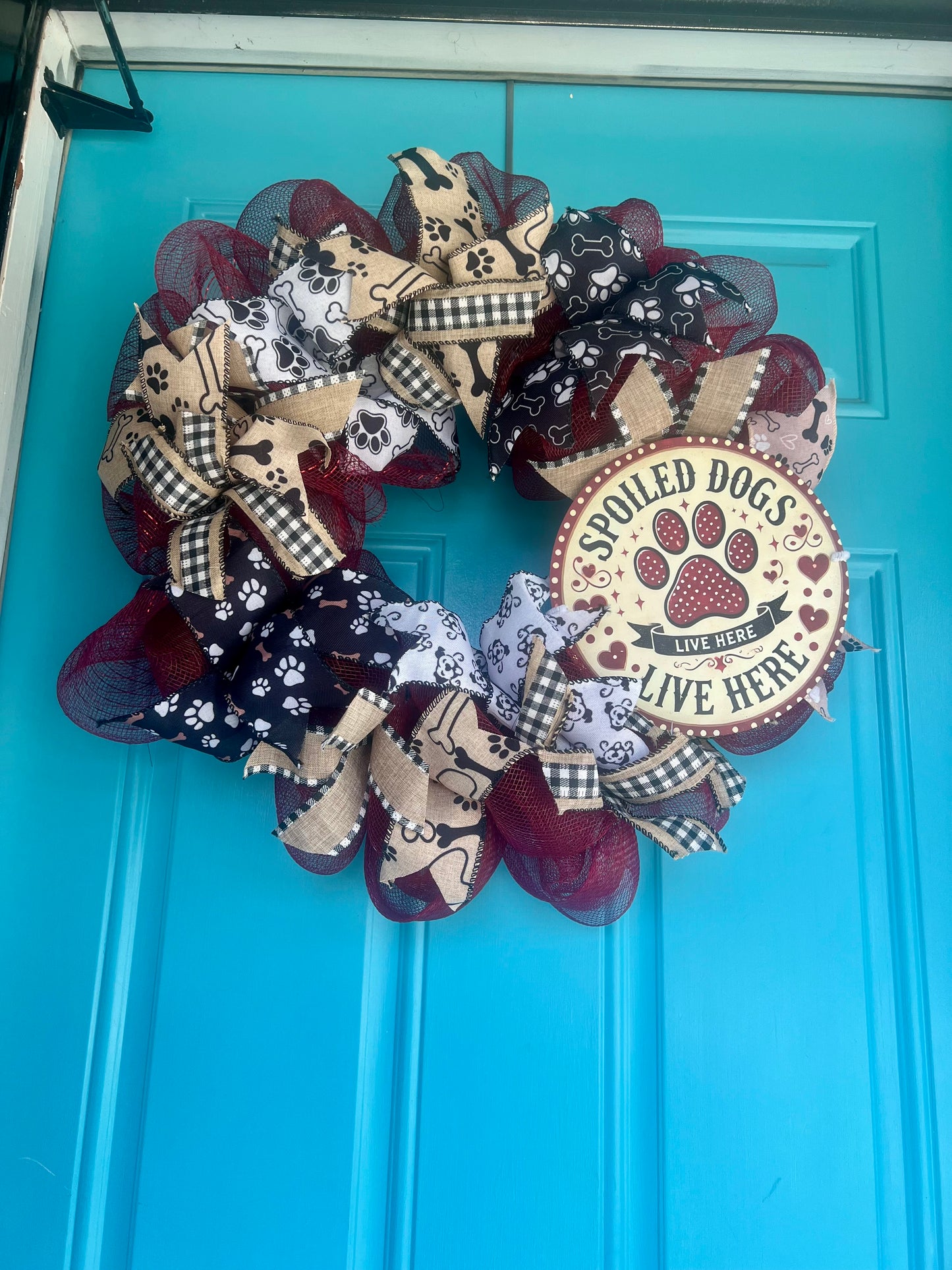 Spoiled Dog Wreath