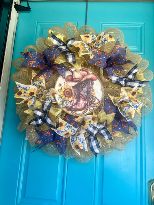 Cowboy Wreath