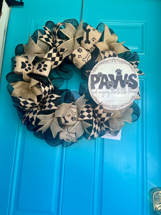 Paws Wreath