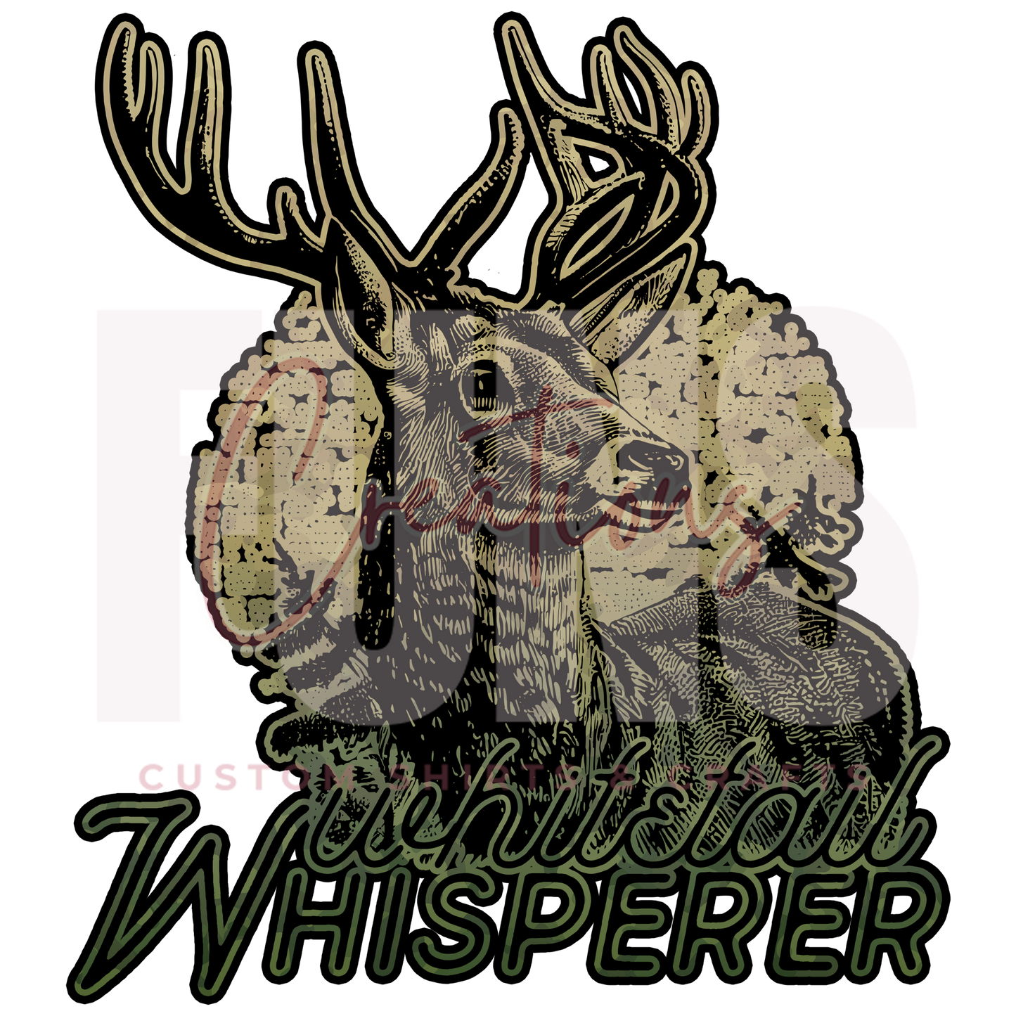 Whitetail Whisperer DTF Transfer