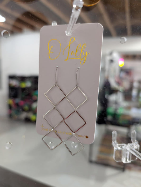 3 Tier Silver Dangle