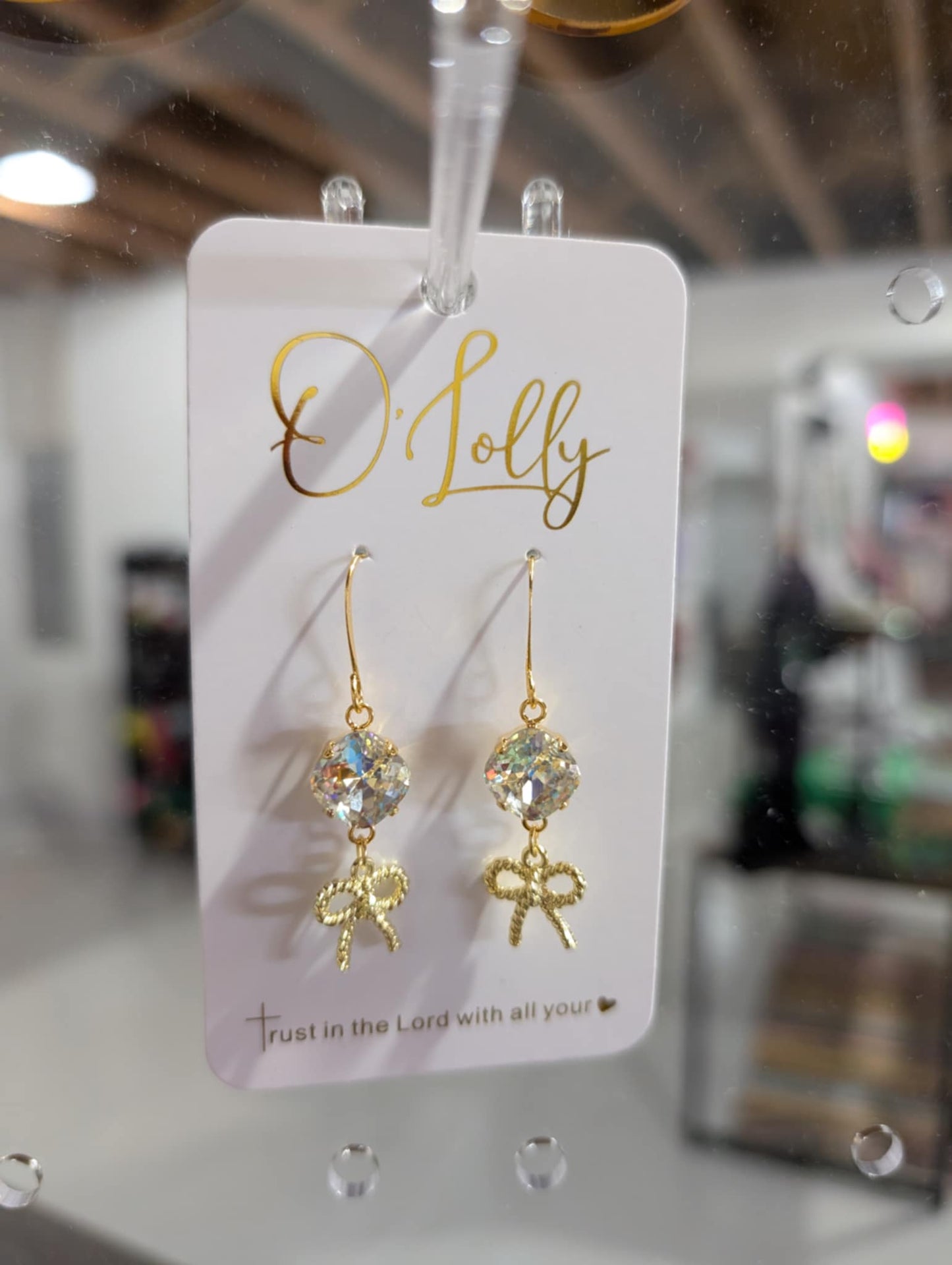 Mini Gold Bow w/ Bling