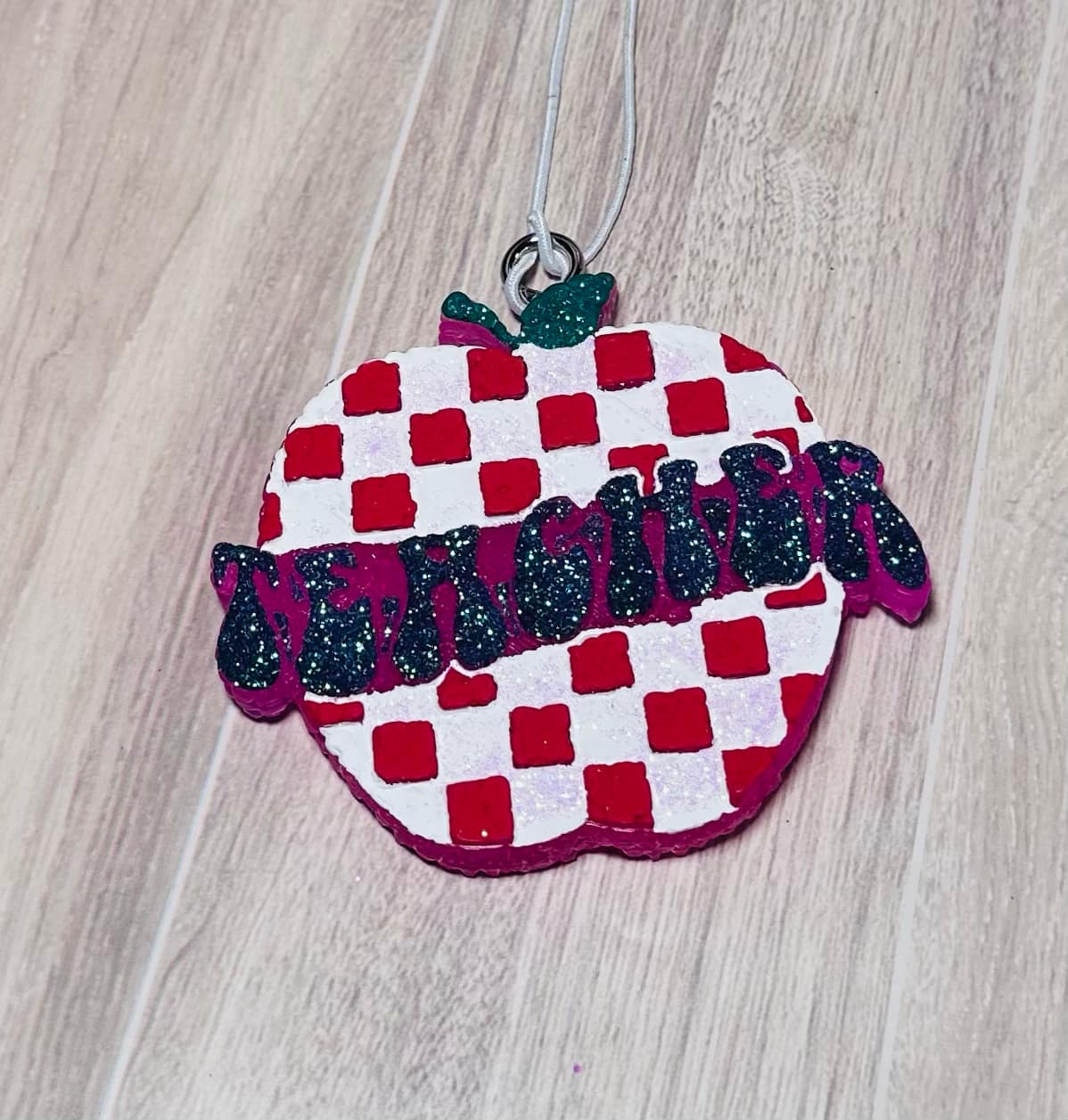 Checkered Apple Teacher - Apple Strudel