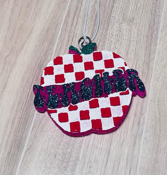 Checkered Apple Teacher - Apple Strudel