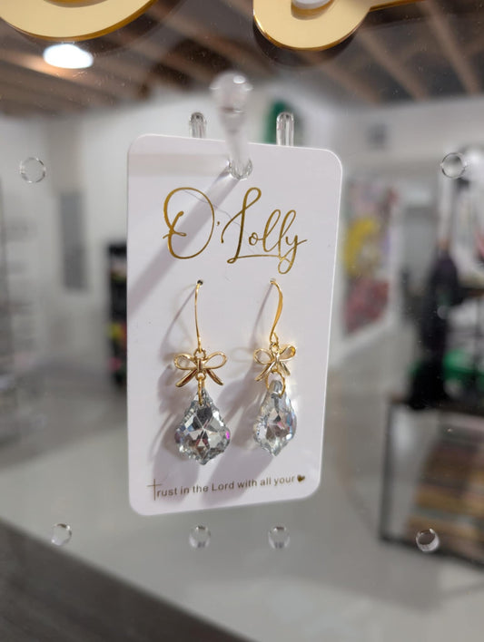 Teardrop Bling w/ Bow