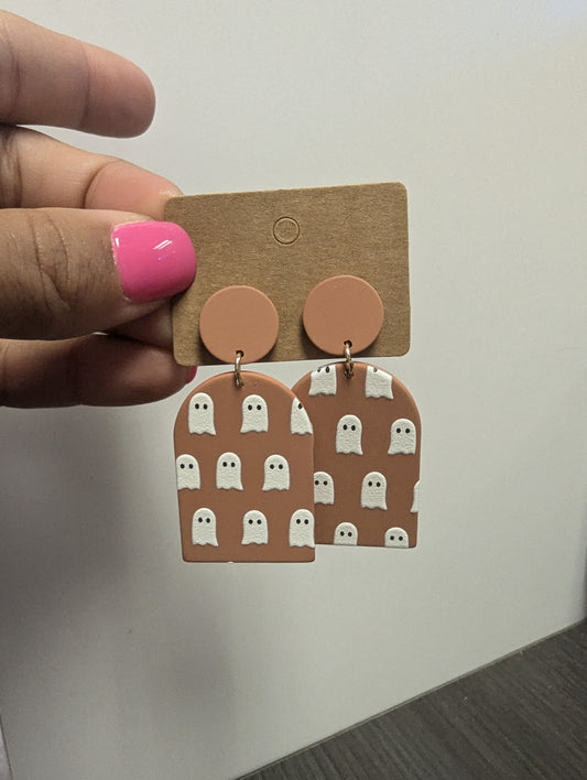Brown Ghost Earrings