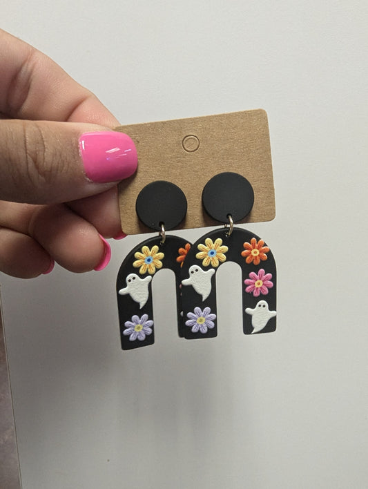 Black Ghost Earrings