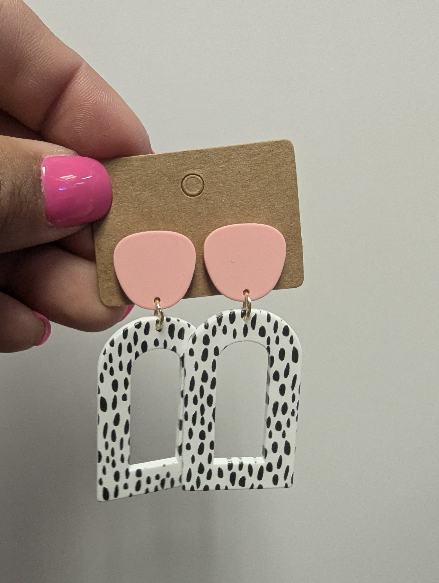 Pink Dot Earrings