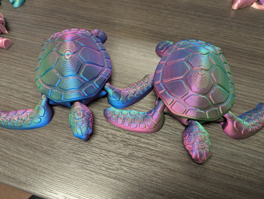 3D Sea Turtle Large