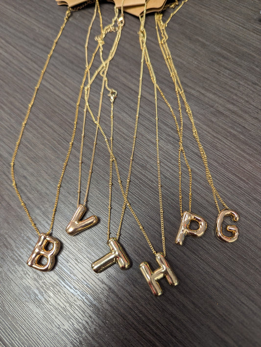 Bubble Letter Necklace