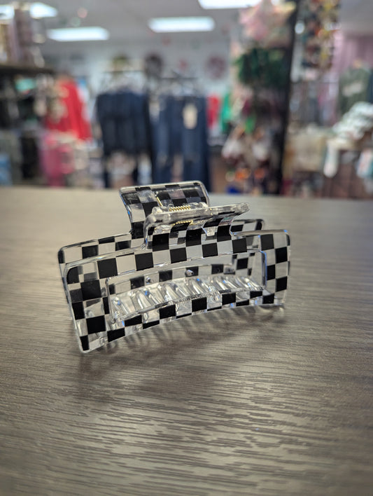 Checkered Claw Clip