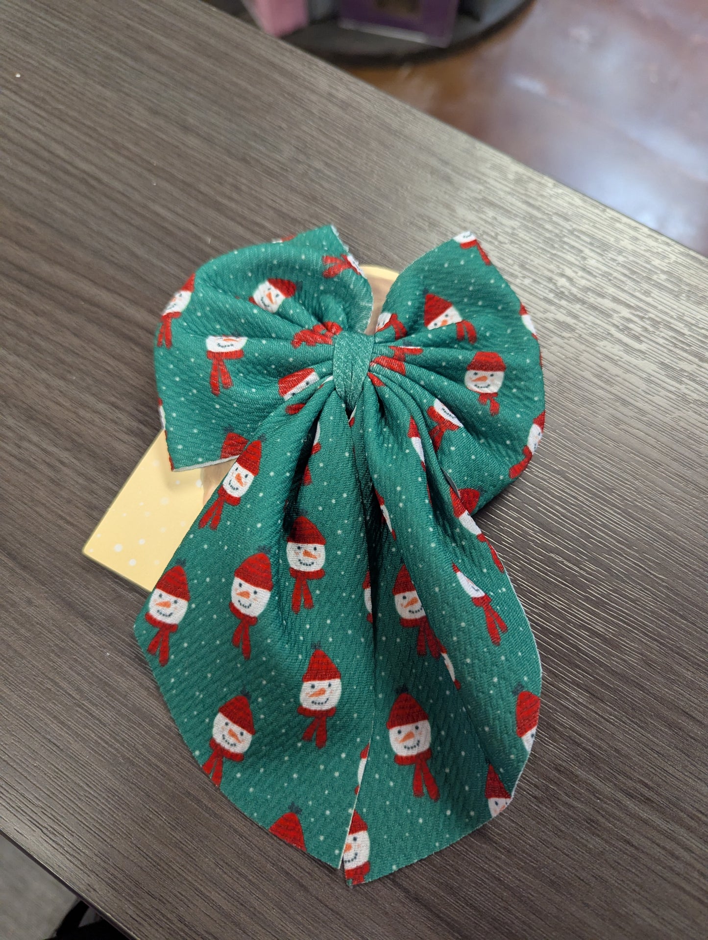 Snowman Bow