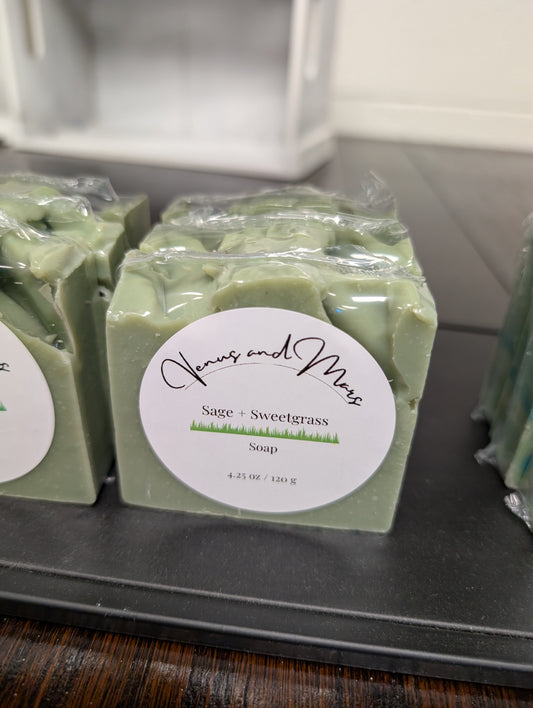 Soap - Sage + Sweetgrass