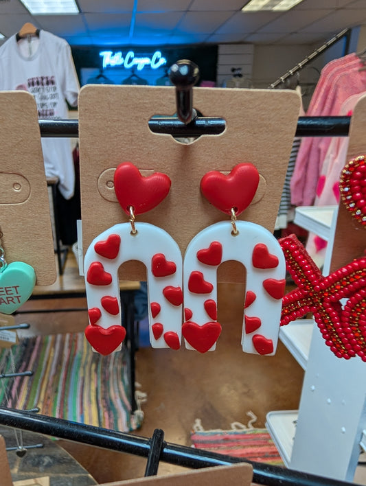 Heart Rainbow Earrings