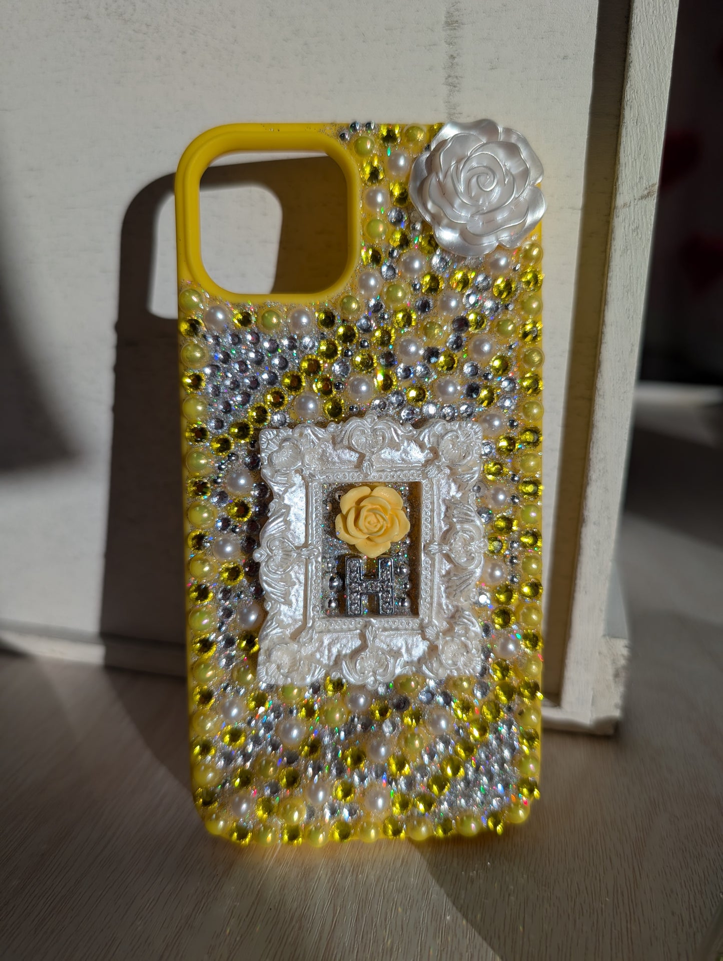 Yellow Bling IPhone 13 Case