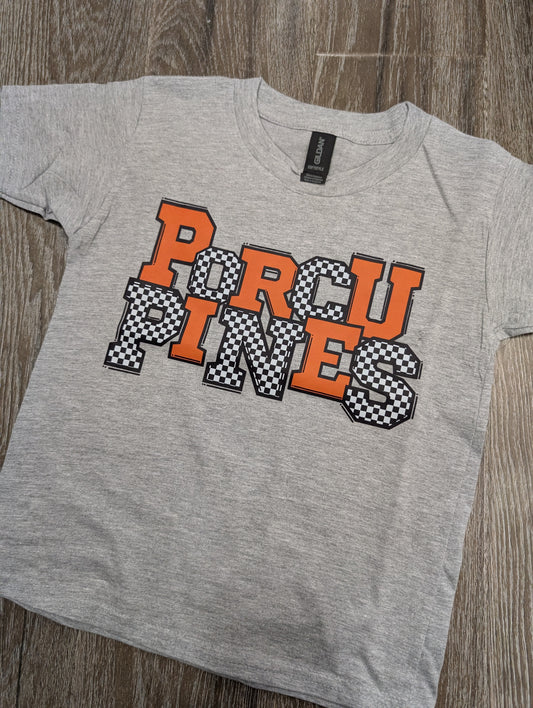 Porcupines Checkered Tee