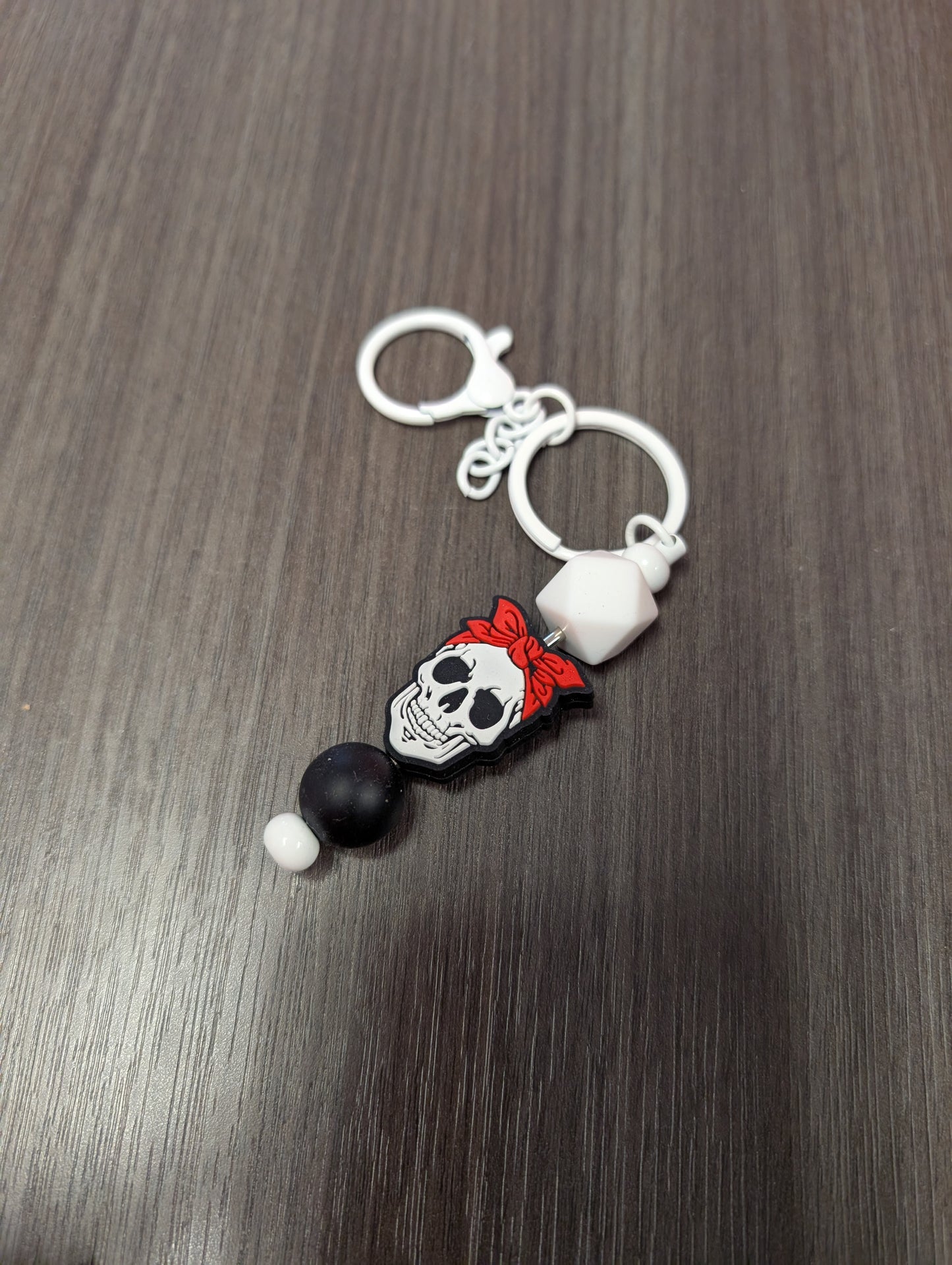 Skull Bow Keychain