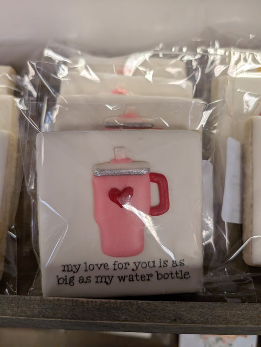 Water Bottle Cookie