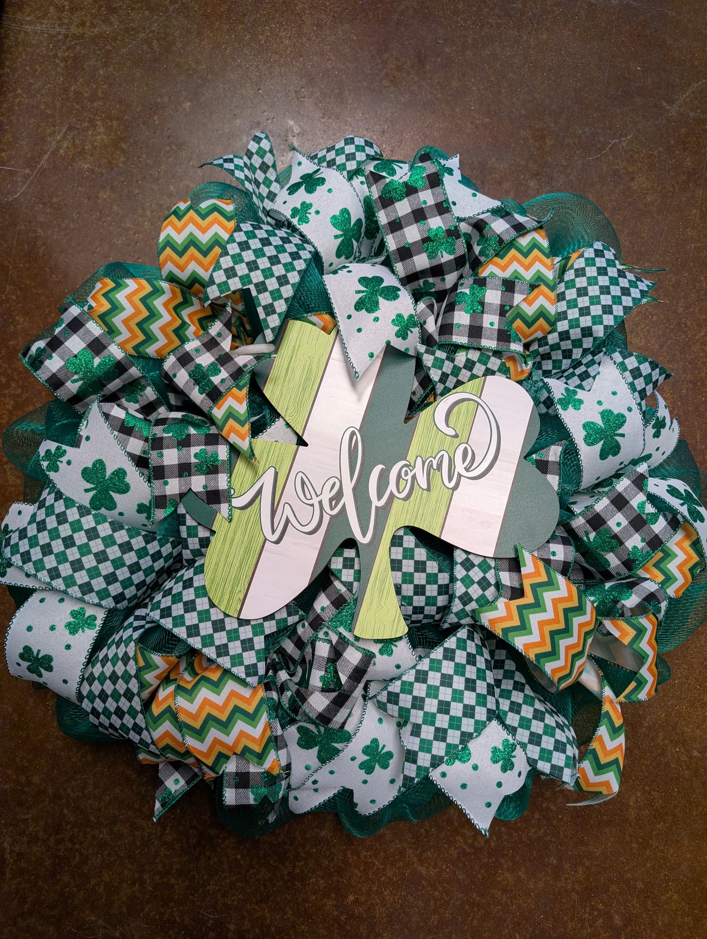 Shamrock Wreath