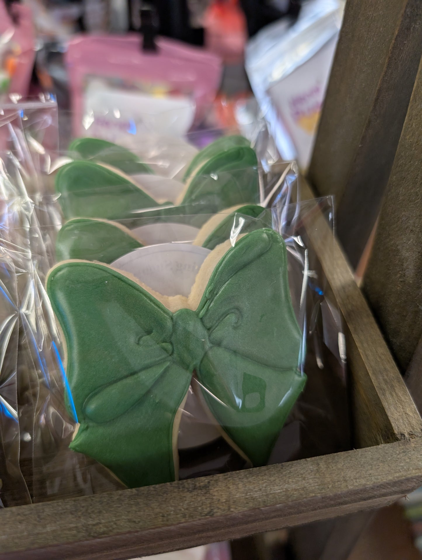Mini Green Bow