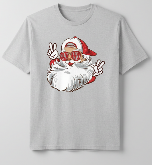 Santa Peace Hands