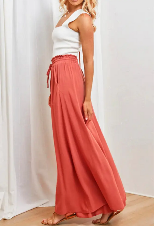 "Apartment" Pants Coral