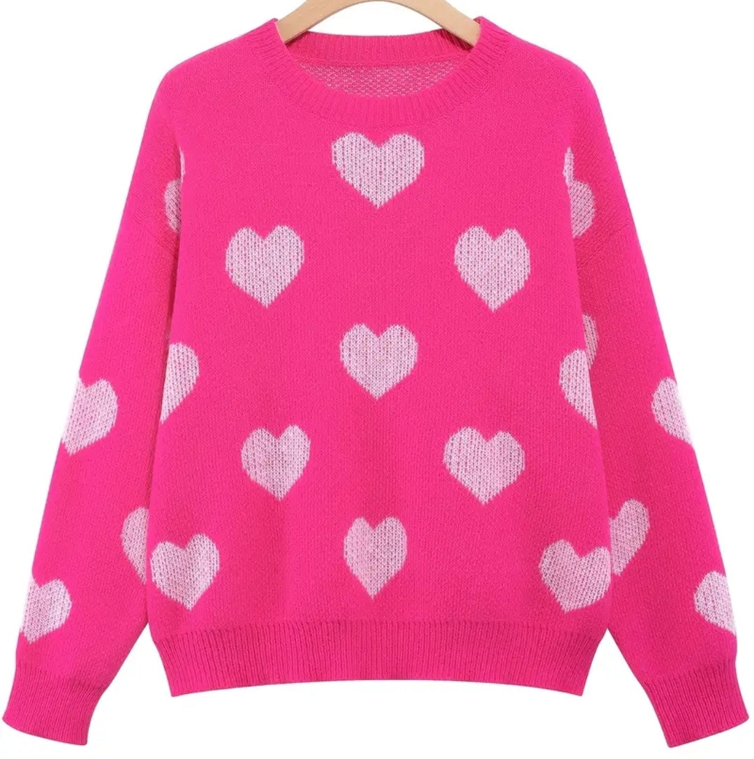 Plus Size Pink Heart