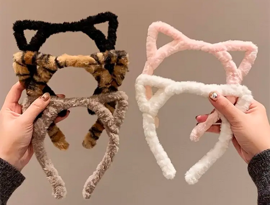 Plush Cat Ear Headbands