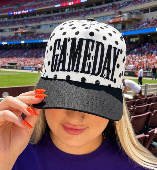 Game Day Polka Dots Hat