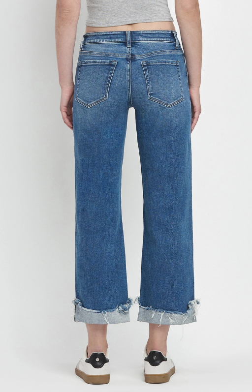 FM MR Raw Cuffed Slim Wide