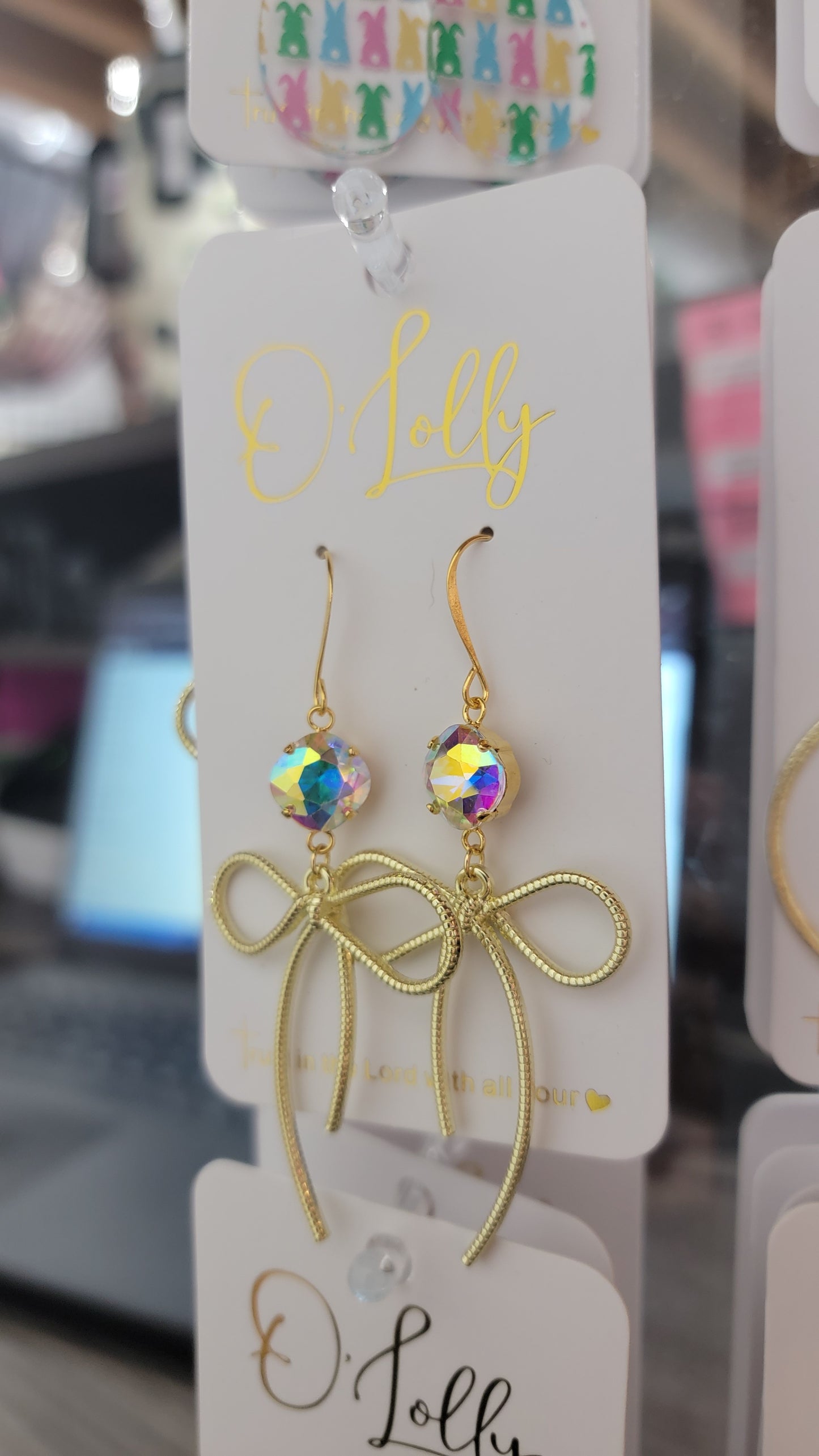 Gold Bow w/ Bling