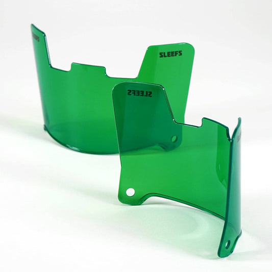 Hue Green Helmet Eye-Shield Visor