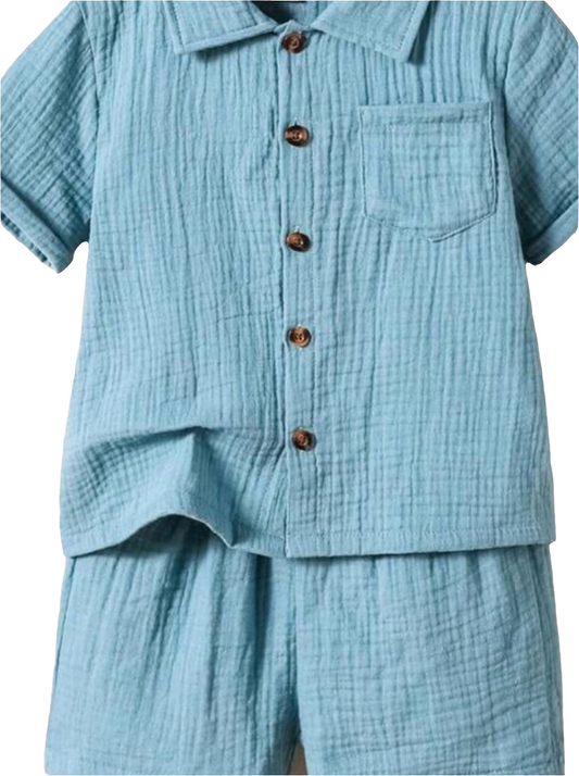 Boys Dusty Blue Set