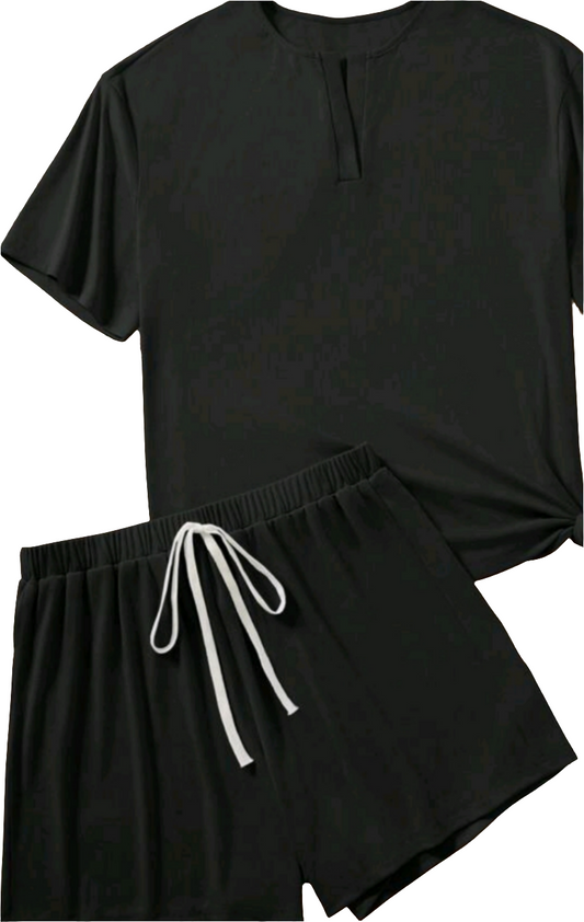 Plus Size Black Set