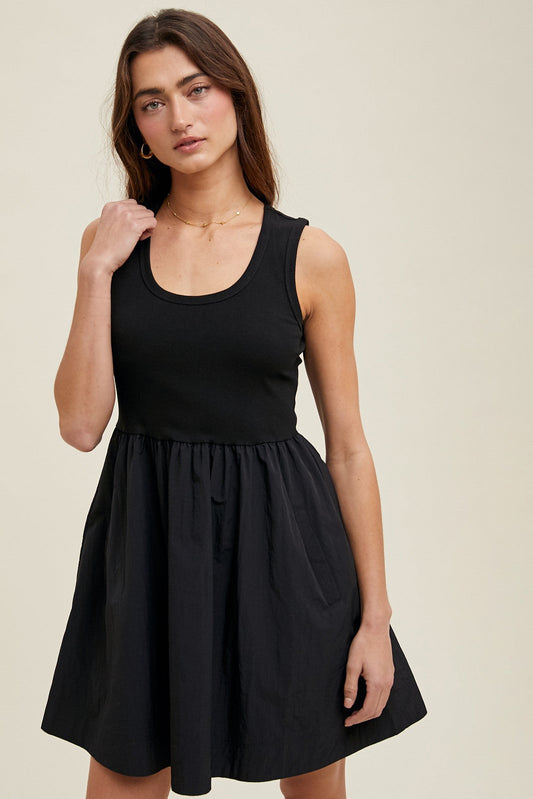 BLACK MINI DRESS