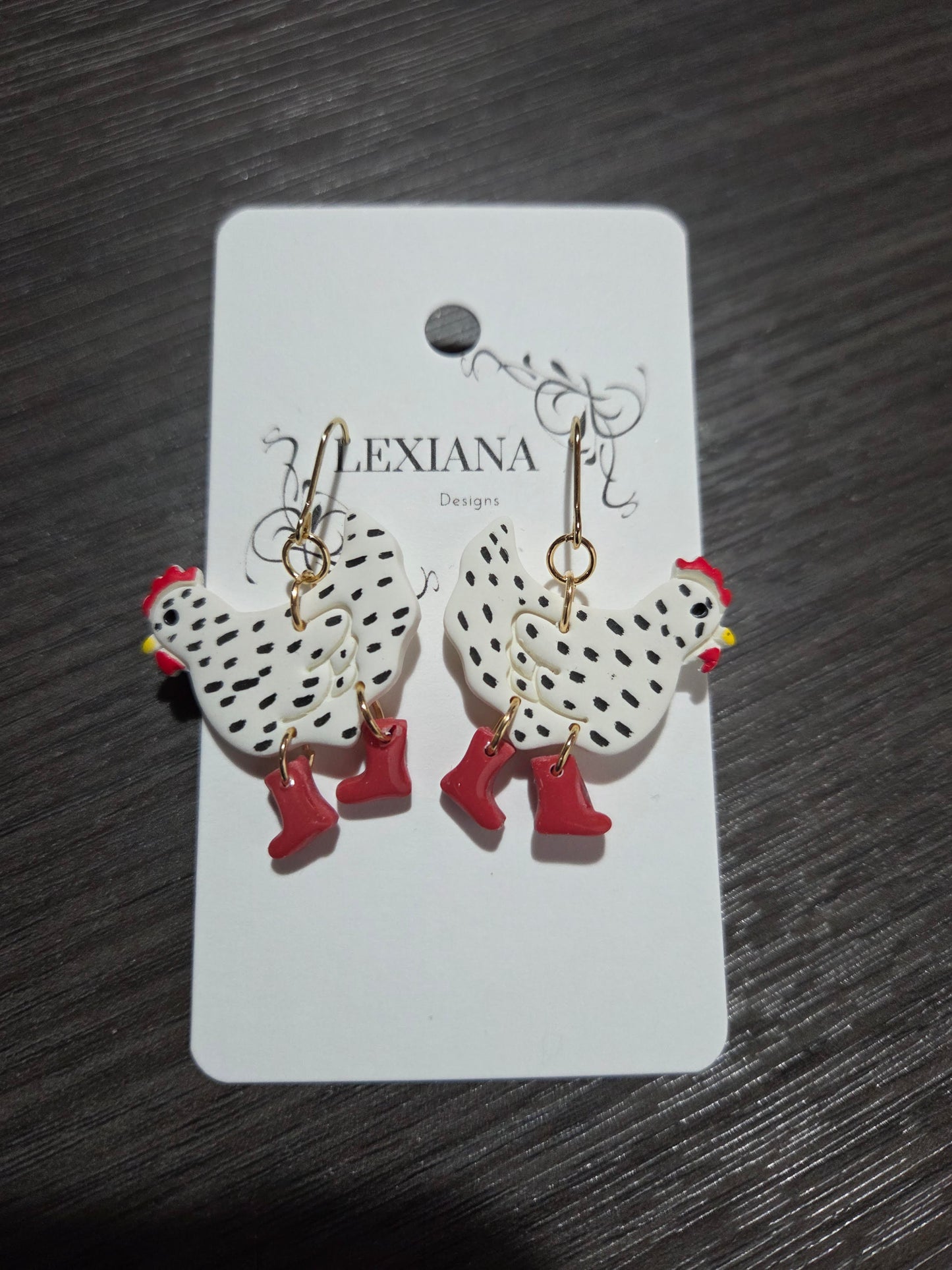 Chicken Earrings