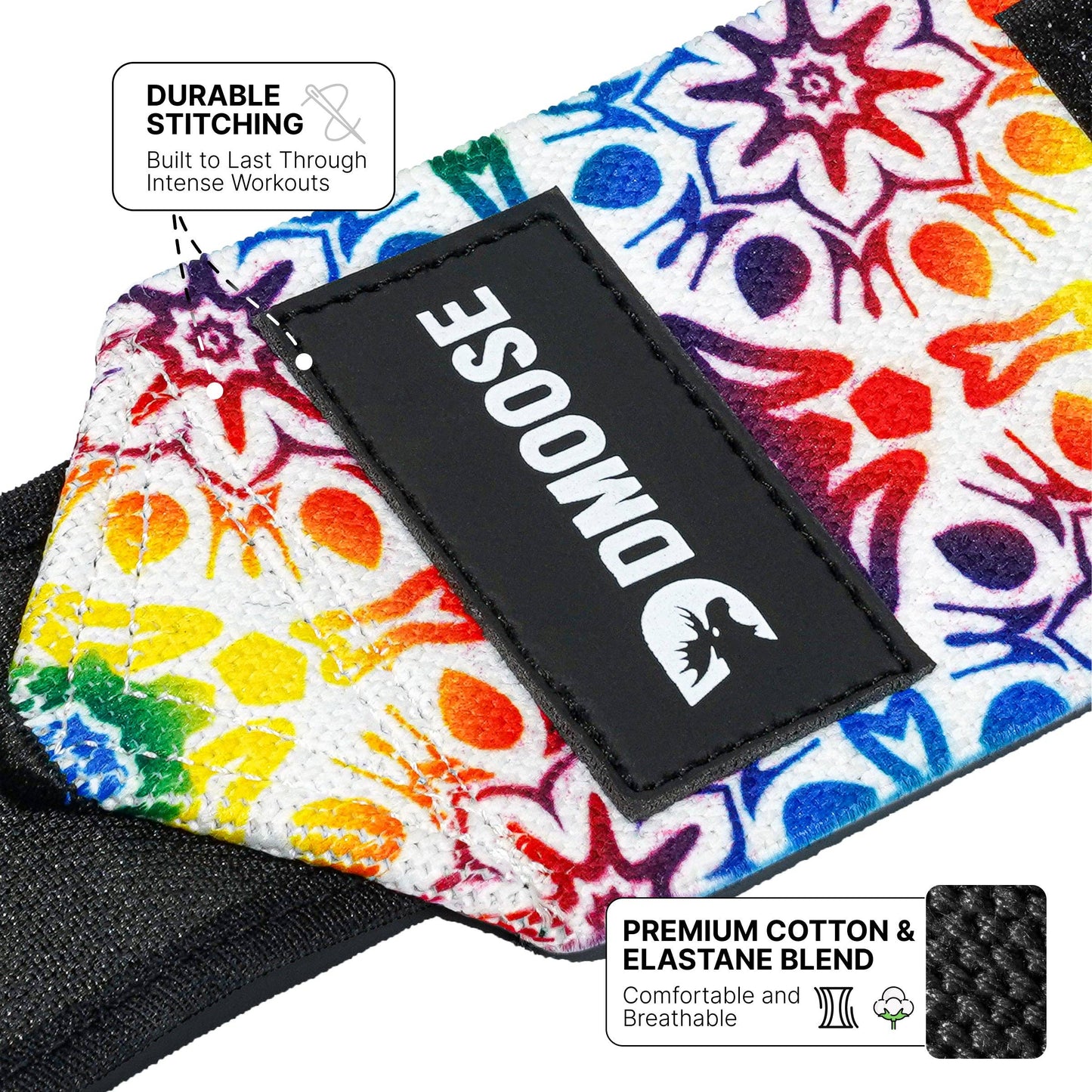 Wrist Wraps: Black Stripes / 18"
