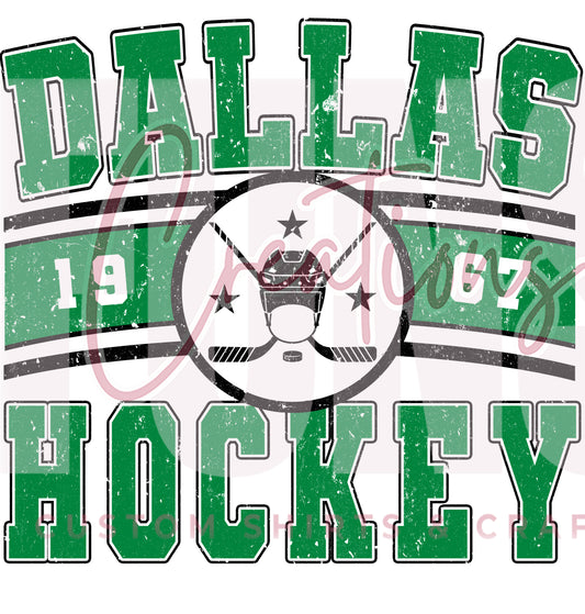 Dallas Hockey DTF Transfer