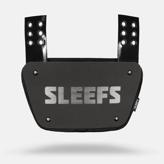 Black Football Back Plate - Adult